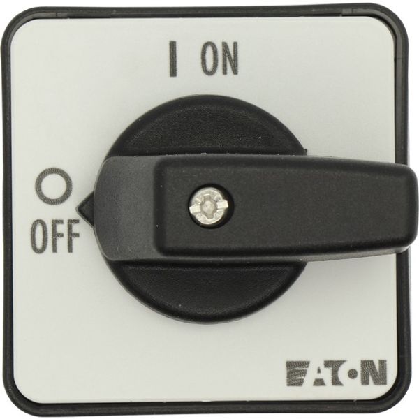 On-Off switch, 1 pole, 20 A, 90 °, center mounting image 3