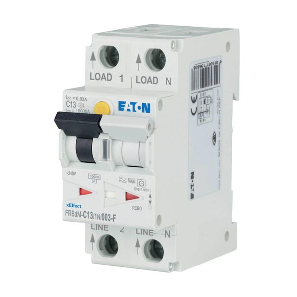 Digital RCD/MCB combination, 13 A, 30 mA, MCB trip characteristic: C, 1p+N, RCD trip characteristic: F image 5