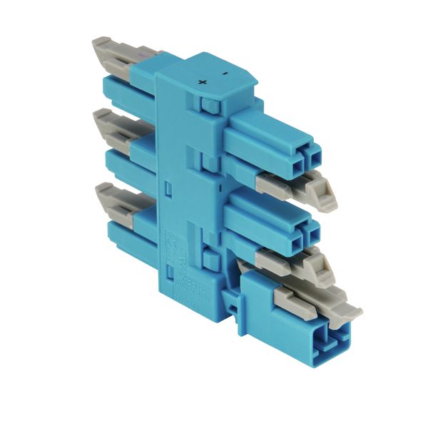 5-way distribution connector 2-pole Cod. I blue image 1