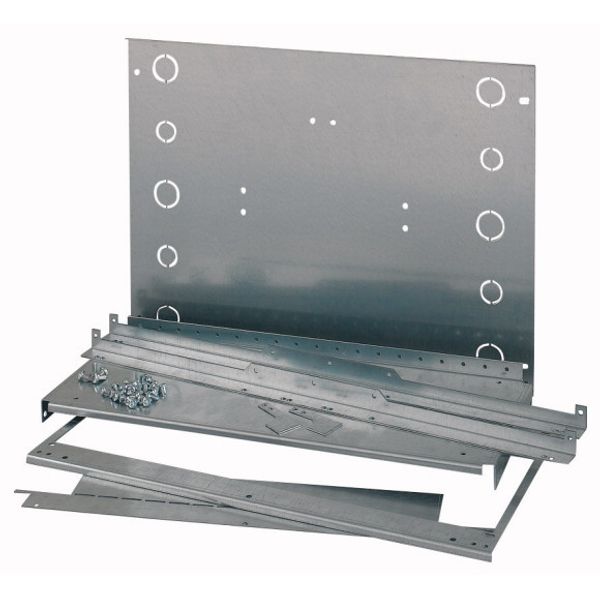 ARCON mounting kit IZM40, withdrawable unit, W=600mm, grey image 1