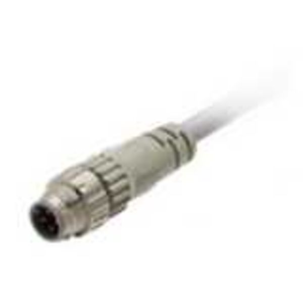 Sensor cable, Smartclick M12 straight plug (male), 4-poles, A coded, P image 2