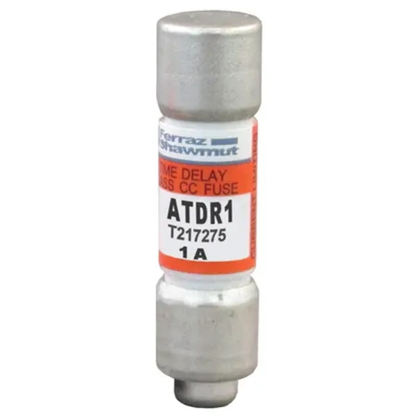 Fuse ATDR - Class CC - Time-Delay 600VAC 300VDC 1A Ferrule image 1