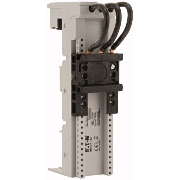 Busbar adapter, 45 mm, 32 A, DIN rail: 1, Push in terminals image 4