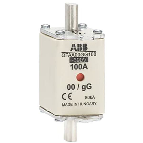 OFAA00GG100 HRC FUSE LINK image 1