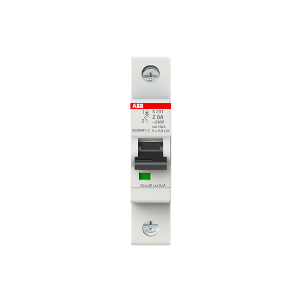 S201-Z8 Miniature Circuit Breaker - 1P - Z - 8 A image 5