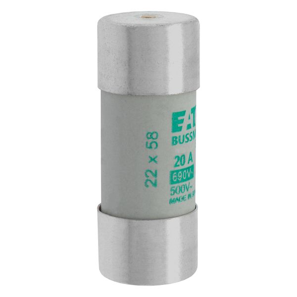 Fuse-link, LV, 20 A, AC 690 V, 22 x 58 mm, aM, IEC, with striker image 8