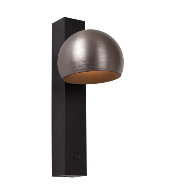 Lucide ESFERA - Wall lamp - LED Dimb.K/2700K - Gray iron image 1