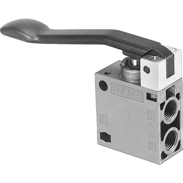 TH-3-1/4-B Finger lever valve image 1