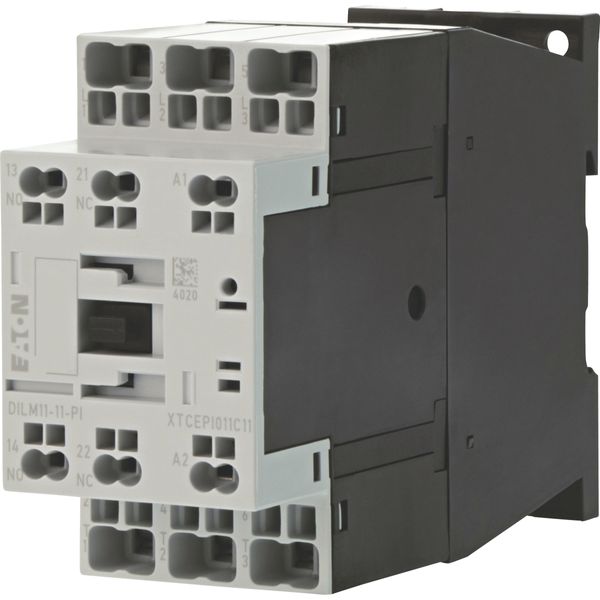 Contactor, 3 pole, 380 V 400 V 5 kW, 1 N/O, 1 NC, RDC 24: 24 - 27 V DC, DC operation, Push in terminals image 4