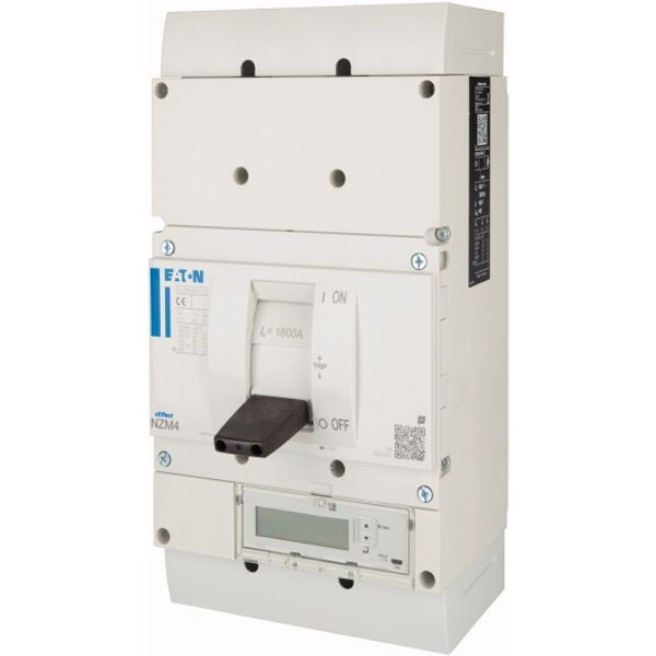 NZM4 PXR25 circuit breaker - integrated energy measurement class 1, 1600A, 3p, Screw terminal image 2