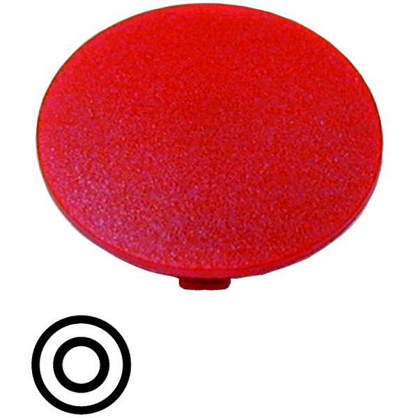 Button plate, mushroom red image 1