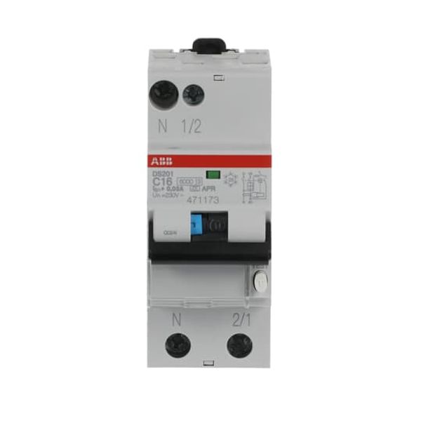DS201 C16 APR30-L Residual Current Circuit Breaker with Overcurrent Protection image 1