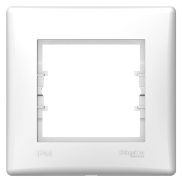 Sedna 1-gang IP44 frame white image 2