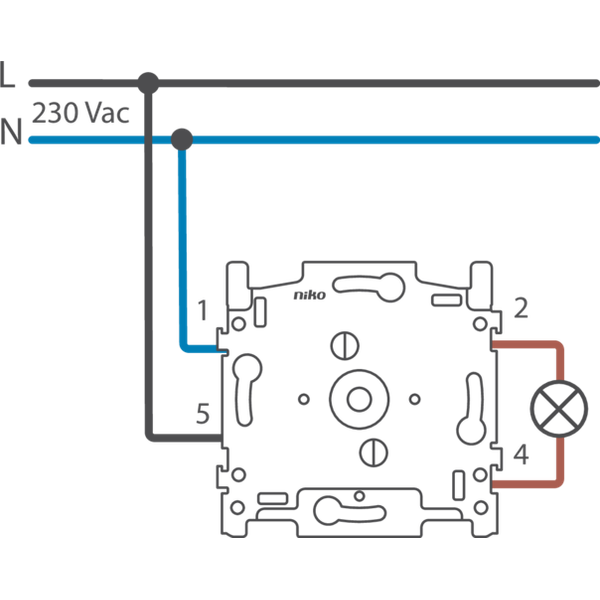 Base for 2-pole timer, adjustable up to 15 minutes, 16 A/250 Vac, scre image 4