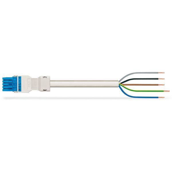 pre-assembled connecting cable Eca Socket/open-ended blue image 4
