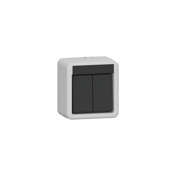 Gira series surface-mounted push button IP44 image 1