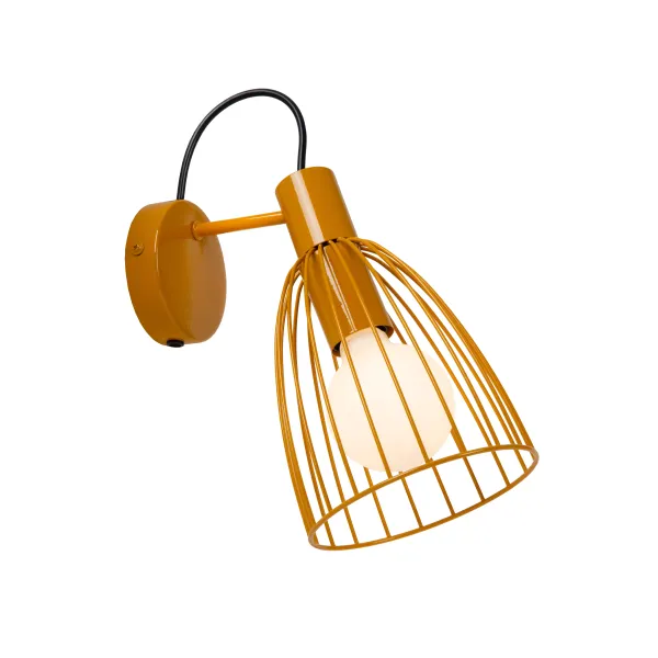 Lucide MACARONS - Pendant light - 1xE27 - Ocher Yellow image 1