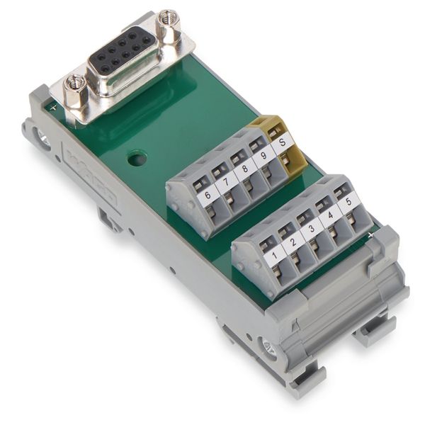 Interface module with solder pin Female connector image 3