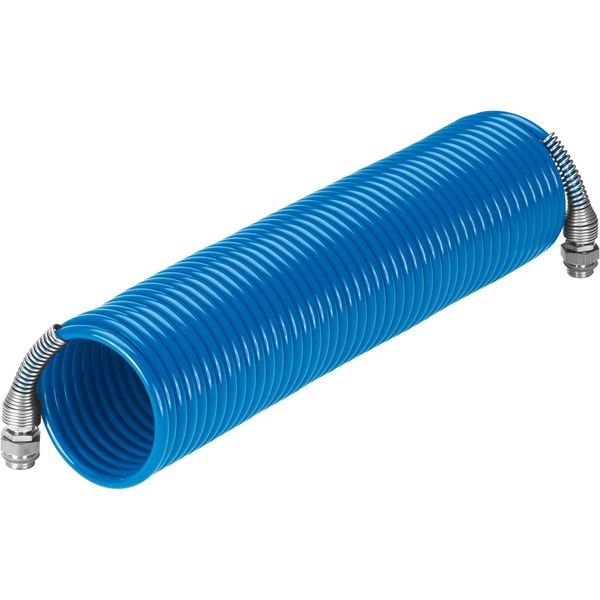 PPS-6-15-1/4-BL Spiral plastic tubing image 1