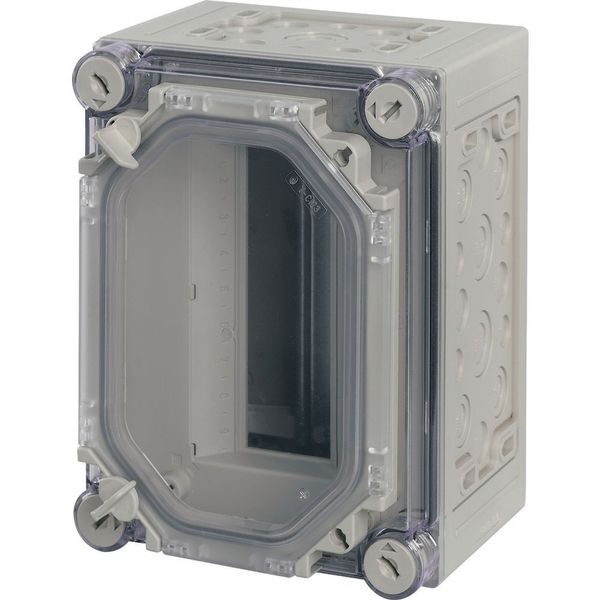 MCB enclosure, +door, 9HP, HxWxD=250x187.5x150mm image 4