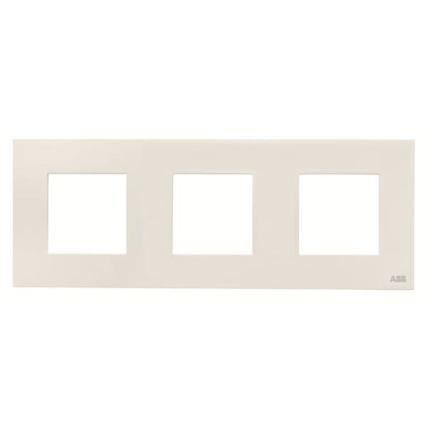 N2273 CP Frame 3-gang / 2+2+2-modules - Noble - Pearl Glass image 1