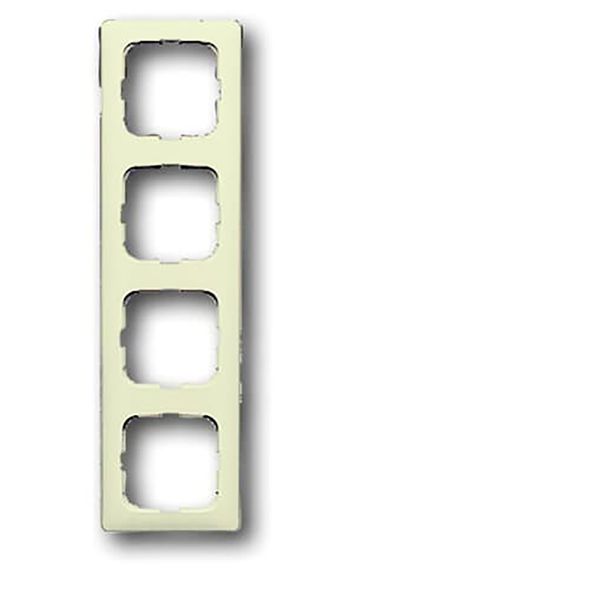 2514-212K-102 Cover Frame 4gang(s) white - Busch-Duro 2000 SI Linear image 1