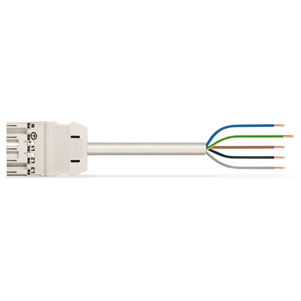 pre-assembled connecting cable Eca Plug/open-ended light green image 3