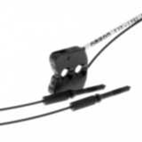 Fiber optic sensor head, limited reflective, square, top-view, R10 fib image 1