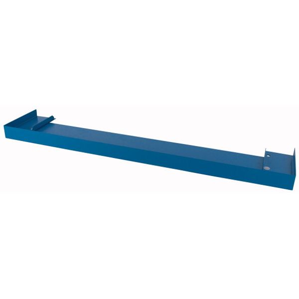 Branding strip, drain rail, W=1200mm, blue image 1