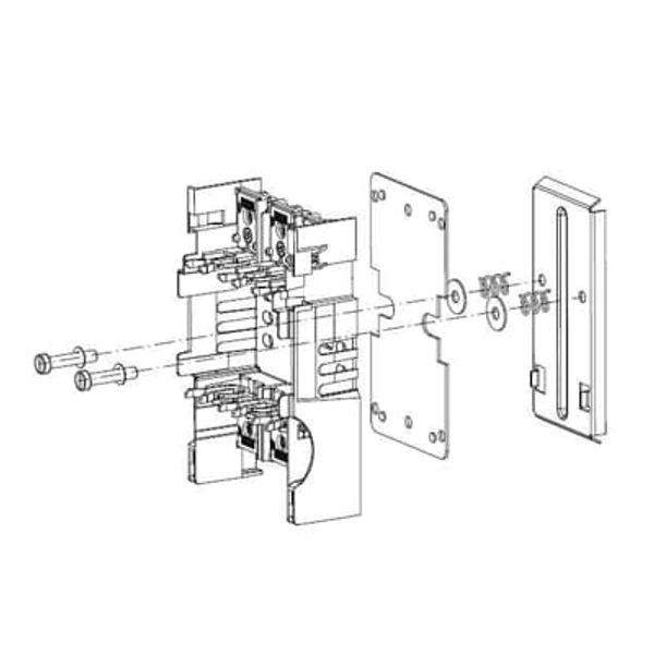 DR-XLP00-2R DIN rail snap on kit image 3