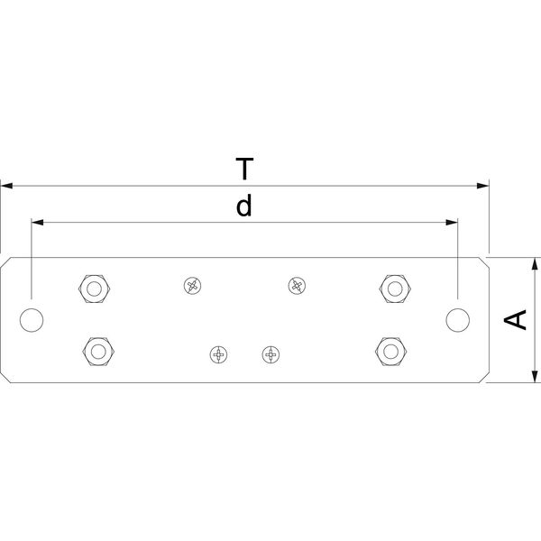 BSKM-RG 0711 FS Lock plate, reducing piece for suspended mounting 70x110 image 2