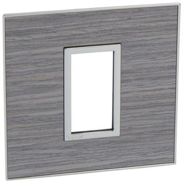 French and German standard plate square version 1 module - wood grey oak image 1