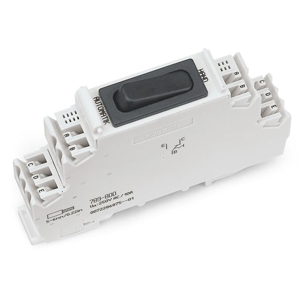 Switching module with changeover rocker switch Switching voltage: 250 image 1