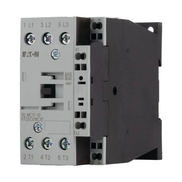 Contactor, 3 pole, 380 V 400 V 7.5 kW, 1 N/O, 24 V 50 Hz, AC operation, Spring-loaded terminals image 8