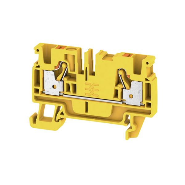 Feed-through terminal block, PUSH IN, 4 mm², 800 V, 32 A, Number of co image 1