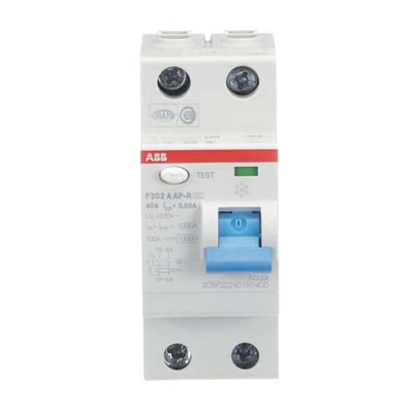 F202 A-40/0.03 AP-R Residual Current Circuit Breaker 2P A type 30 mA image 6