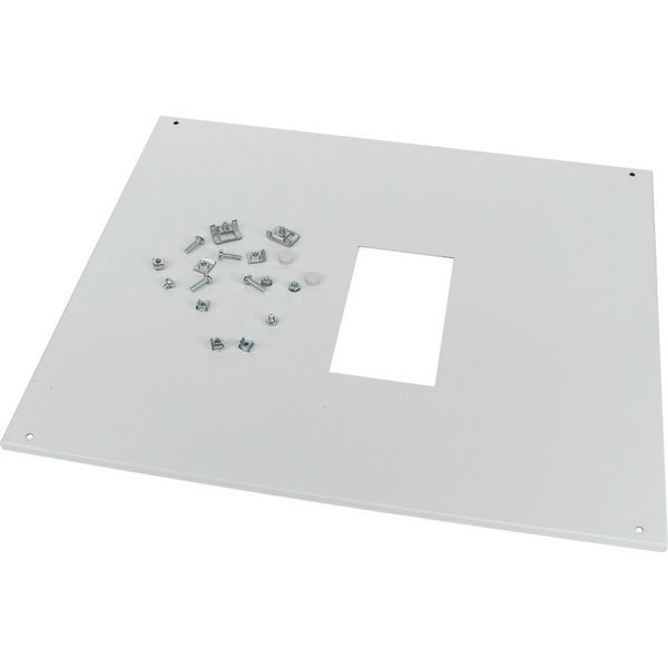 Front cover, +mounting kit, for NZM3, vertical, 4p, HxW=600x425mm, grey image 3
