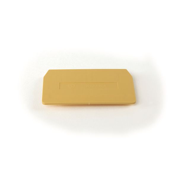 Terminal Block, End Barrier, Yellow, for 1492-L4, LG4 image 1