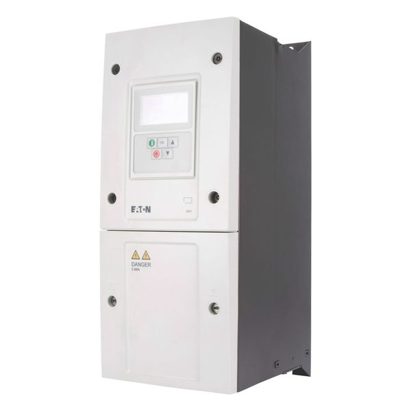 Variable frequency drive, 400 V AC, 3-phase, 24 A, 11 kW, IP55/NEMA 12, Radio interference suppression filter, OLED display image 6