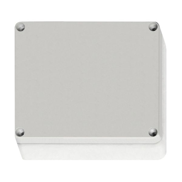 Enclosure ABS, grey cover, 201x163x98 mm, metric image 1