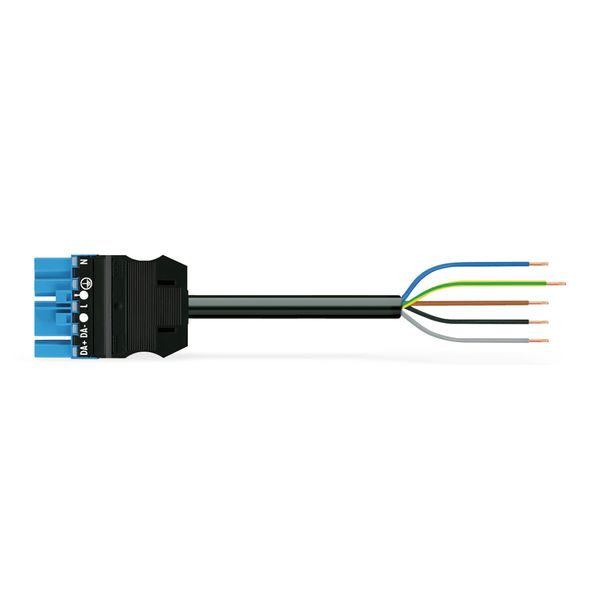 pre-assembled connecting cable Cca Plug/open-ended blue image 1