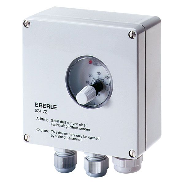 Wet room controller, AP mounting -40...20C, AC 230V, 1 changeover contact, potential free, 16A, IP 65 image 1