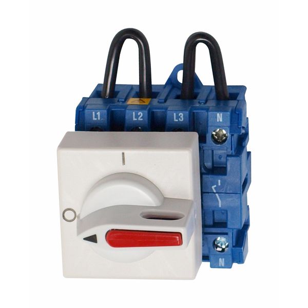 Main Switch 2p. 12A, 500VDC, DIN-rail mounted image 1