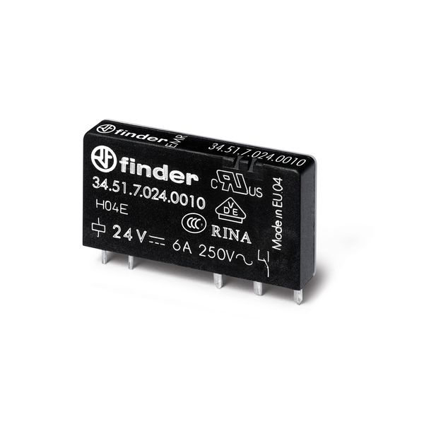 Ultra-Slim PCB relay EMR 1CO 6A/5VDC/Sensitive/AgNi (34.51.7.005.0010) image 3