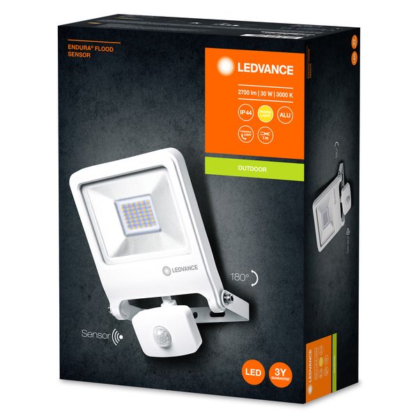 ENDURA® FLOOD Sensor Warm White 30 W 3000 K WT image 7