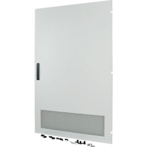Section wide door, ventilated, right, HxW=1625x995mm, IP31, grey image 2