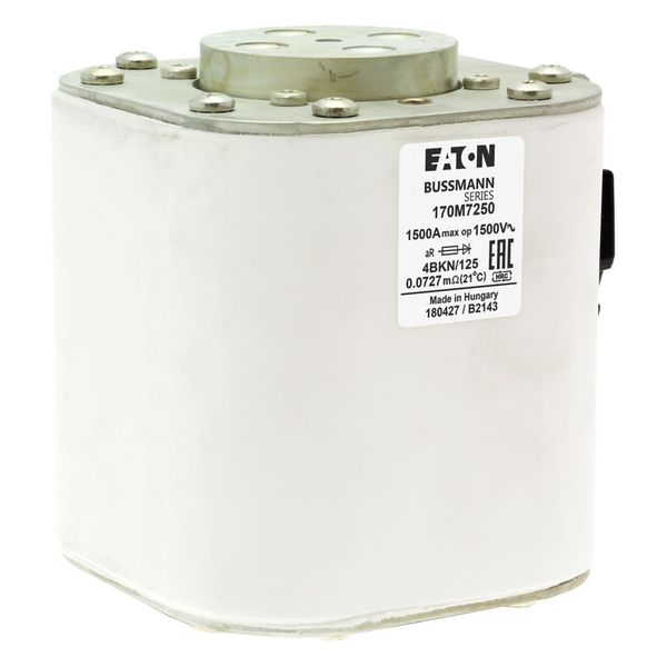 Fuse-link, high speed, 1500 A, AC 1500 V, size 4, 120 x 105 x 125 mm, aR, IEC, single indicator image 18