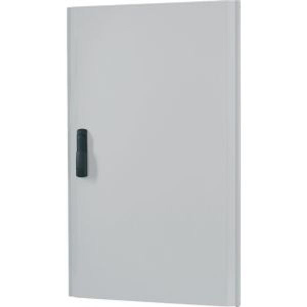 Sheet steel door with locking rotary lever image 2