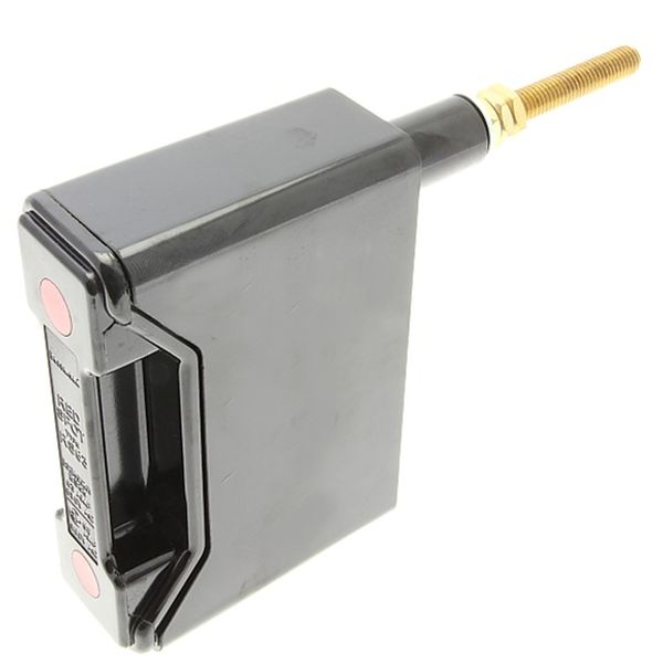 Fuse-holder, LV, 63 A, AC 690 V, BS88/A3, 1P, BS, front connected, back stud connected, black image 3