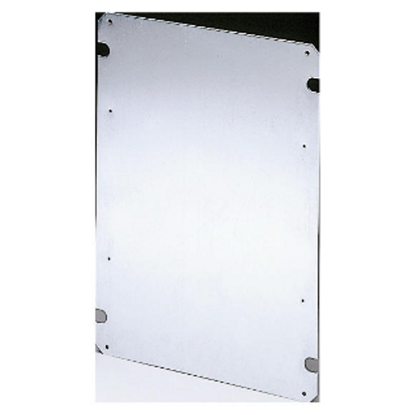 BACK-MOUNTING PLATE IN GALVANISED STEEL 316X396 image 1